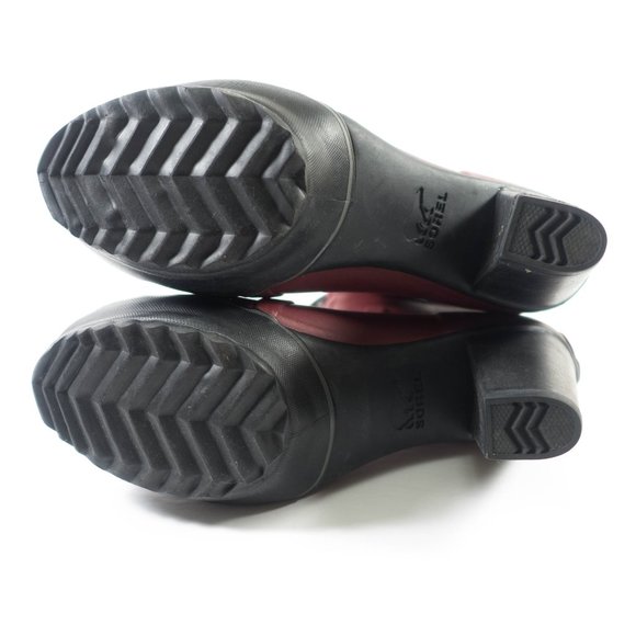 Sorel Medina Heeled Waterproof Rain Boots - Women's Size 7.5 - Picture 7 of 8